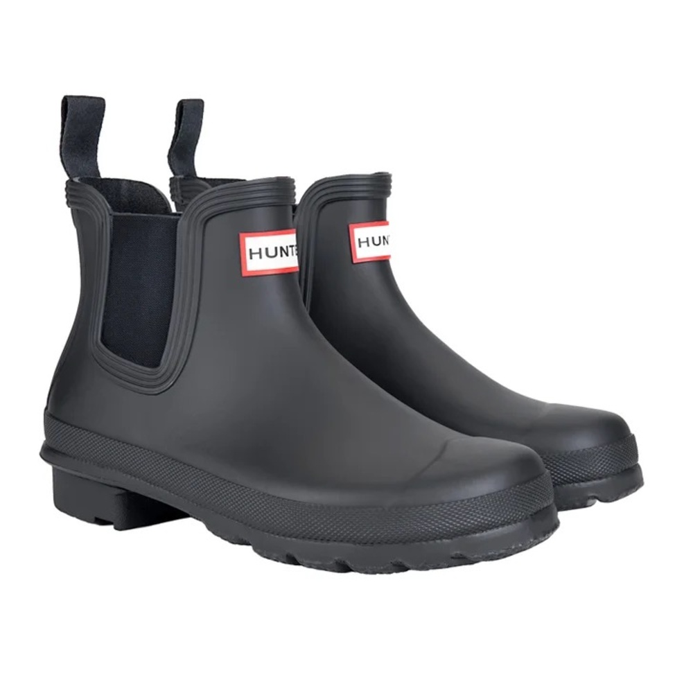 Hunter Women's Original Chelsea Rain Boot, Black, Size 6